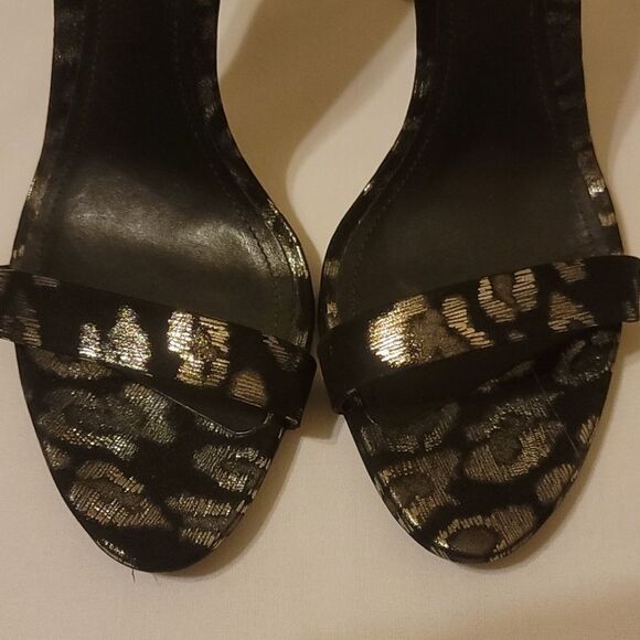 Schutz metallic leopard print heels size 9.5 - Picture 3 of 9